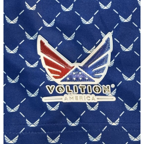 Puma x Volition Polo Shirt Mens 2XL Blue All Over Print Performance Golf Stretch - Picture 3 of 7